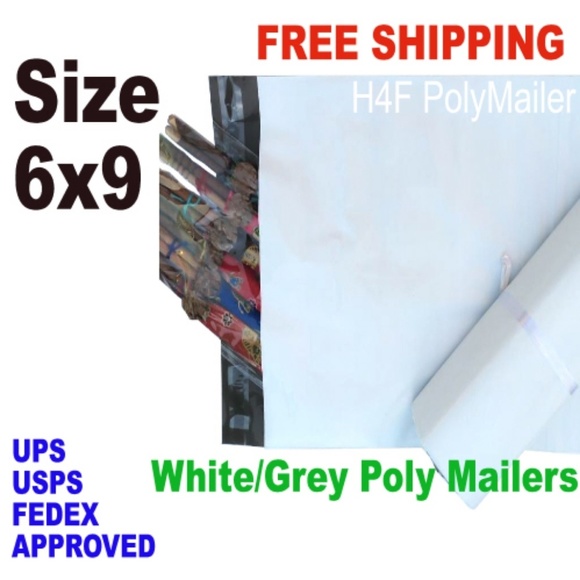 100 bags 6x9 Poly Mailer Shipping Bags - Picture 1 of 1